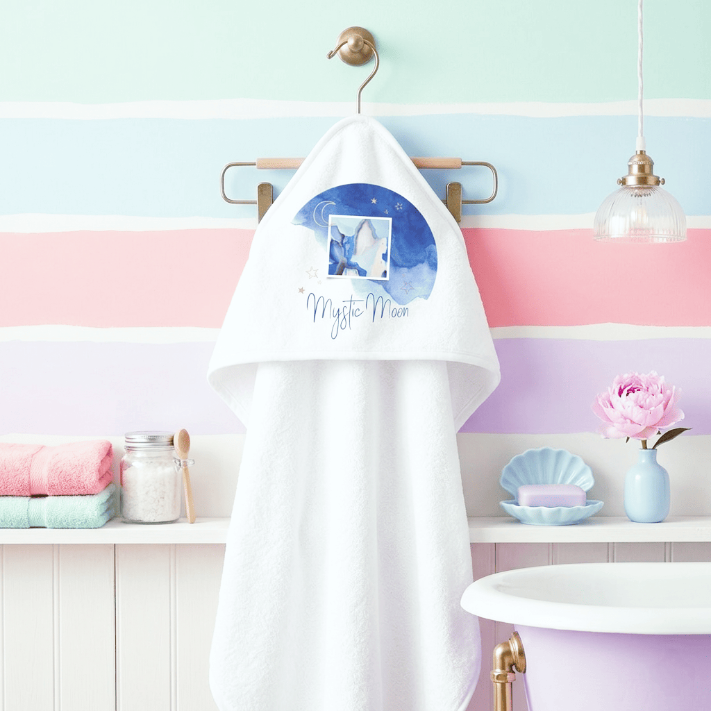 Baby bath cape: Mystic Moon