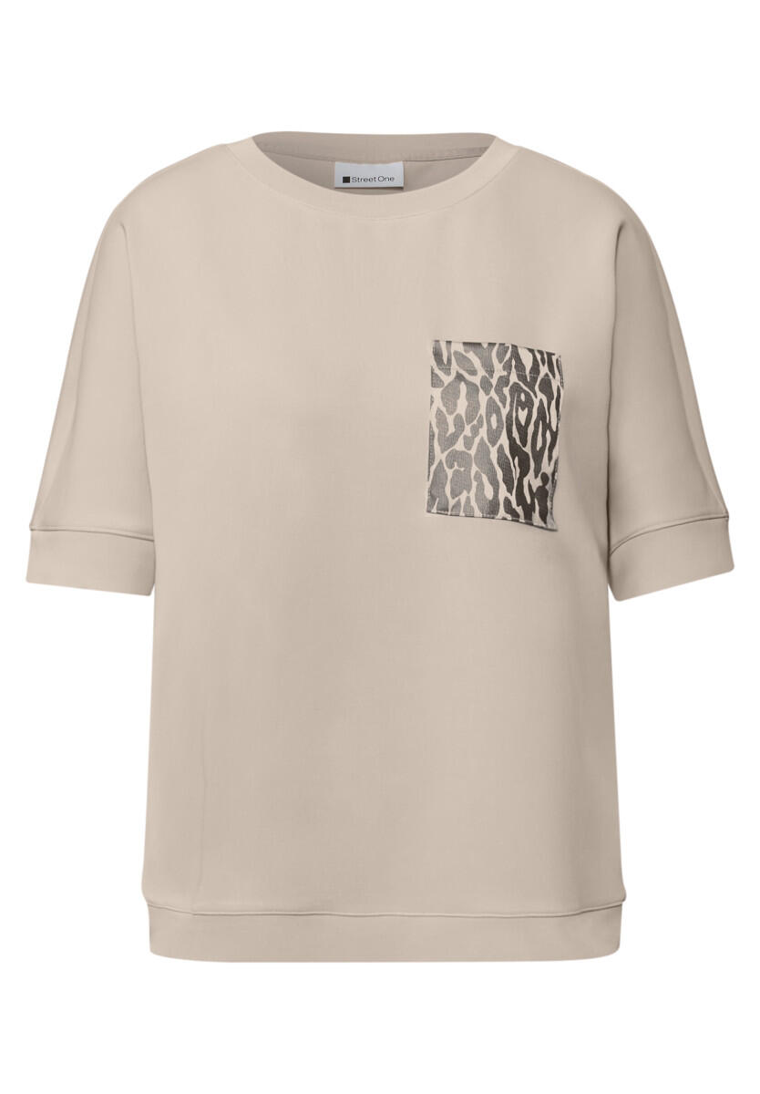 T-shirt à poche poitrine Leo