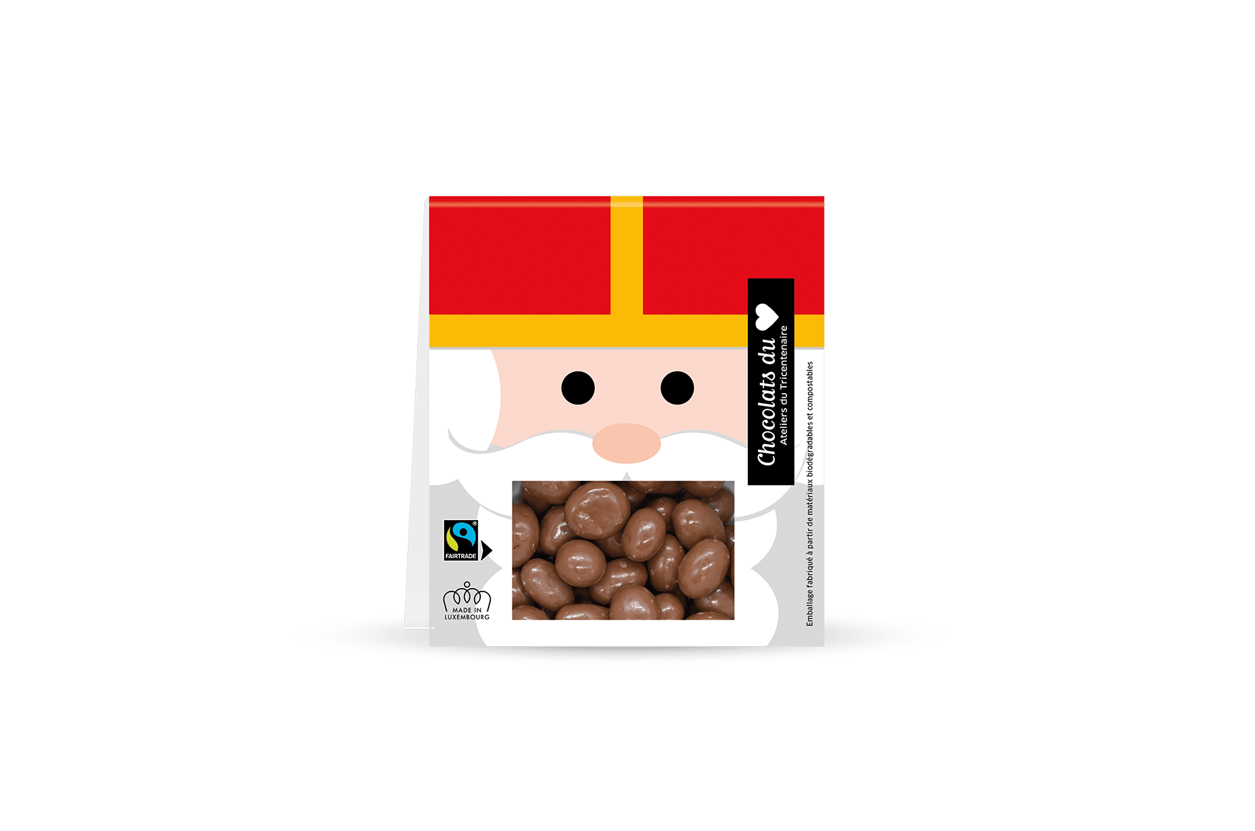 Saint Nicolas Fairtrade milk chocolate-covered dried raisins 50 g