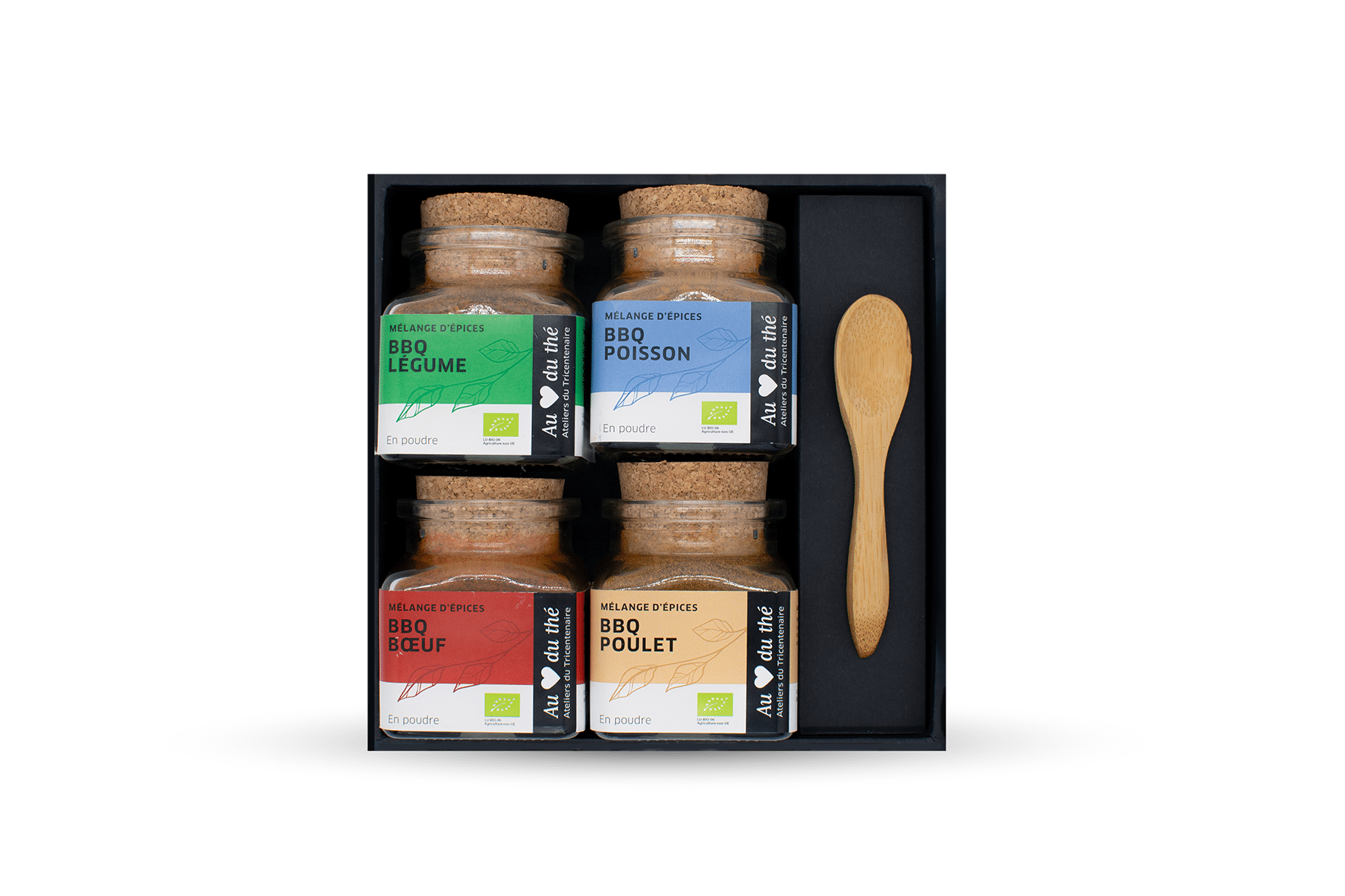 Oster-Edition – Box mit 4 BBQ-Gewürzen 190 g / LU-BIO-06