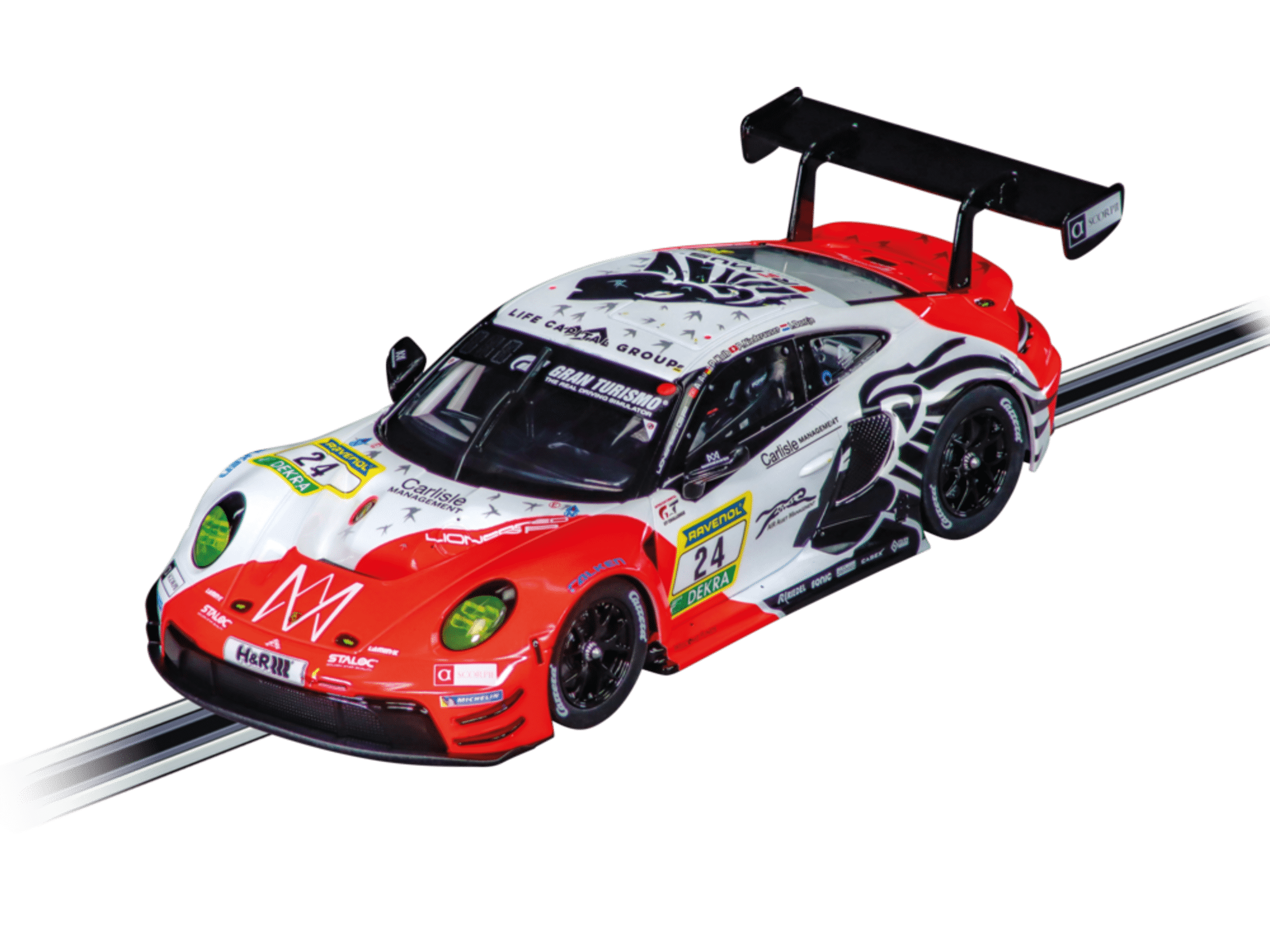 Carrera 20023984 Porsche 911 GT3 R 'Lionspeed GP, No.24' Digital 124 - Slotracing