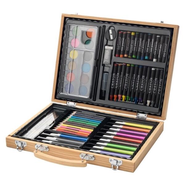 Personalized colored pencil box