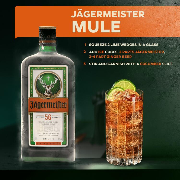 Jägermeister JÄGERMEISTER Liqueur aux herbes 1L