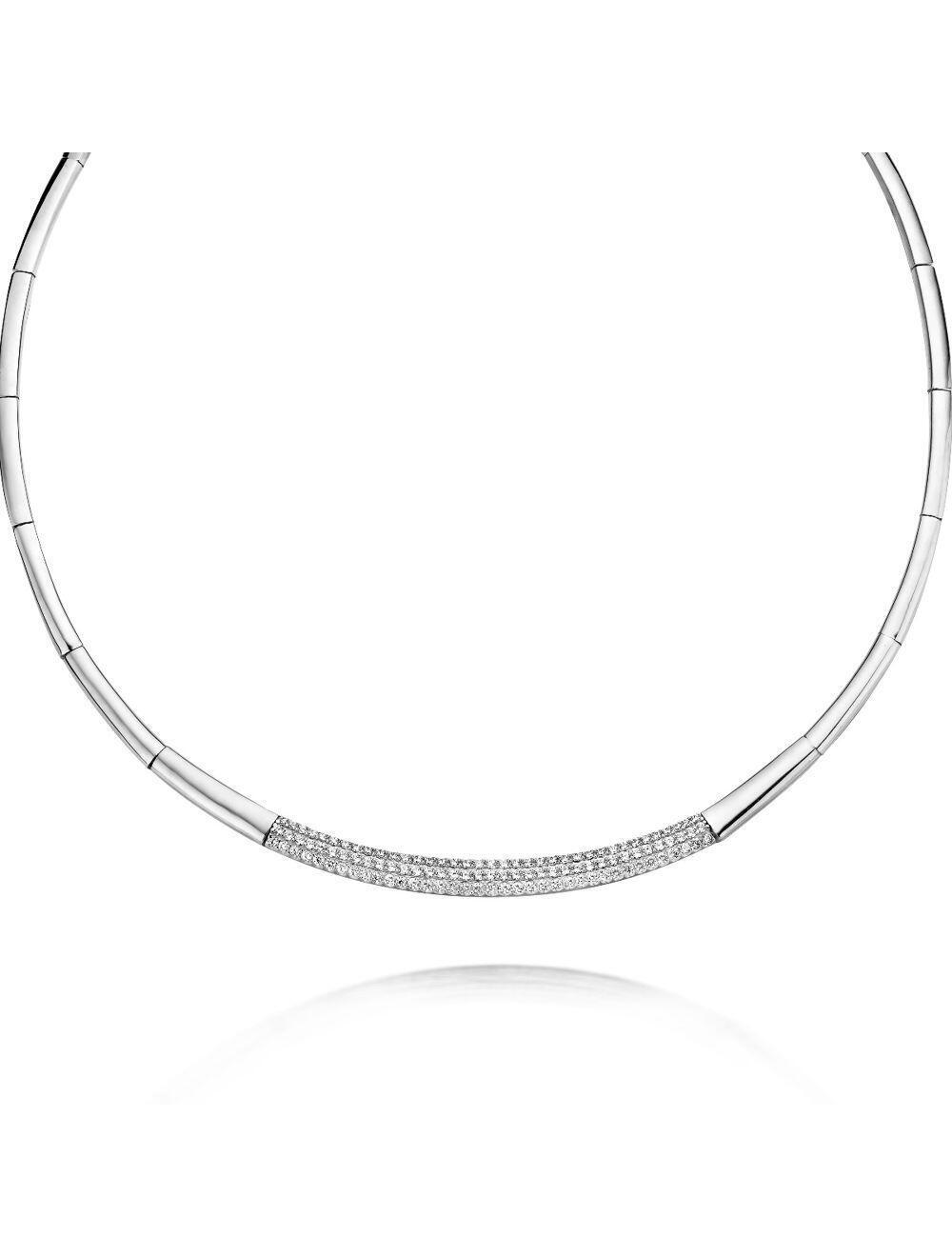 # Collier argent Naiomy avec zircons