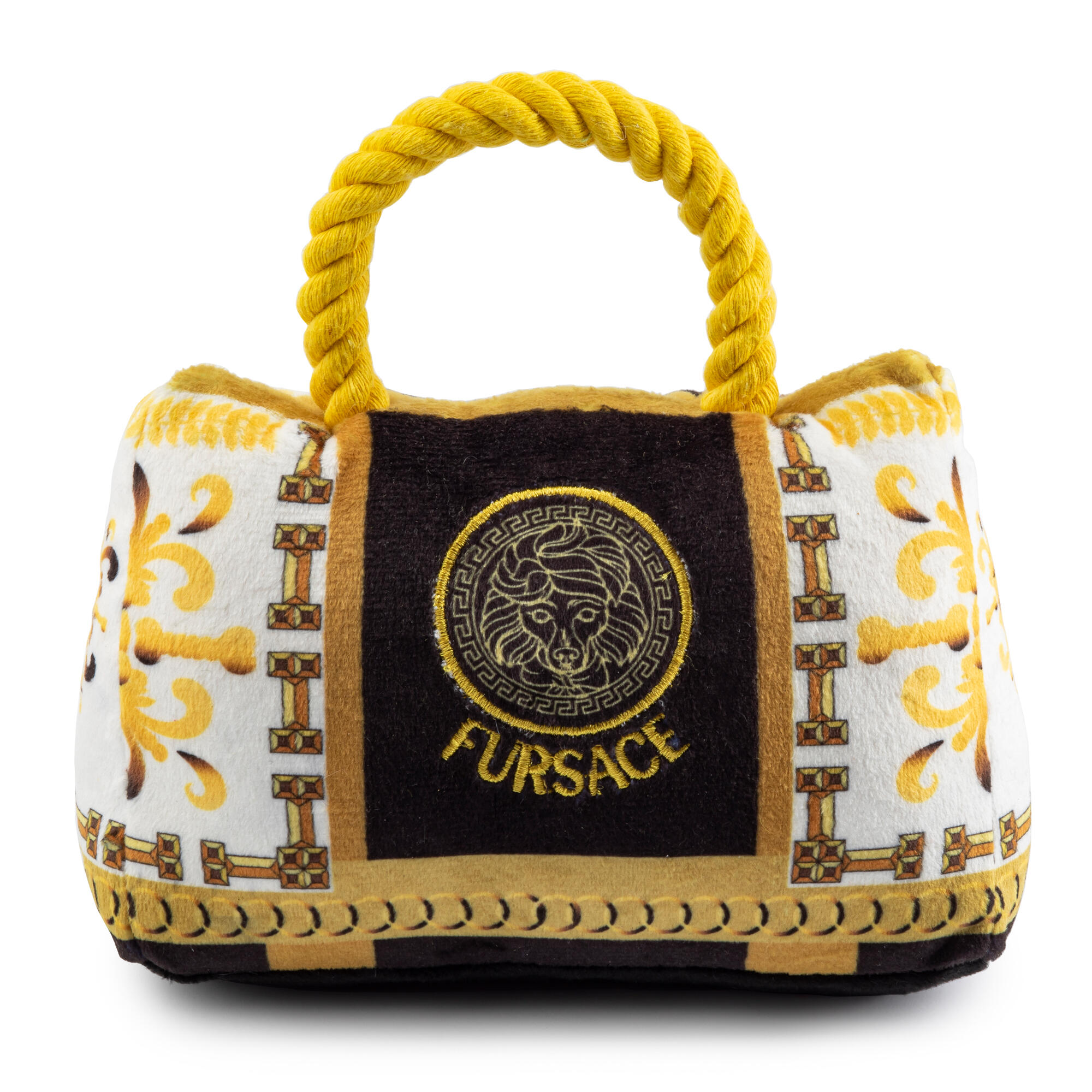 Pawsome Fursace Purse – Quietschendes Plüschspielzeug für Hunde | Haute Diggity Dog