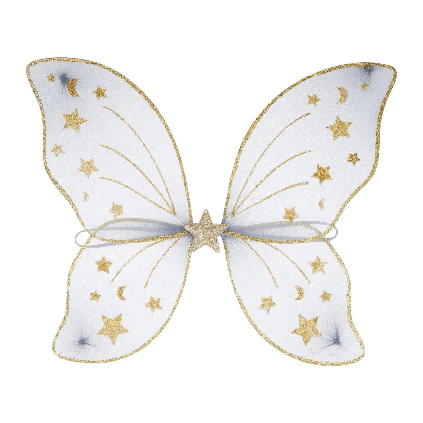 Costume d'ailes grises sur le thème Nuit étoilée - Gris
