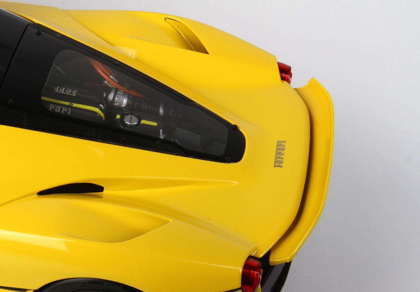 1:18 Ferrari LaFerrari -- Modena Yellow / Gloss Black Roof