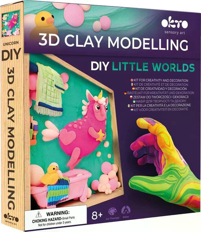 Okto - Creative art set with unicorn play dough