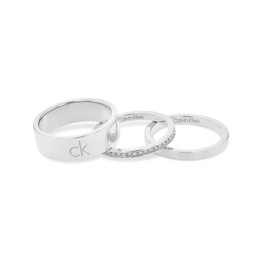 Calvin Klein - 35000794C - Bague - pour femmes - argent - Taille 54