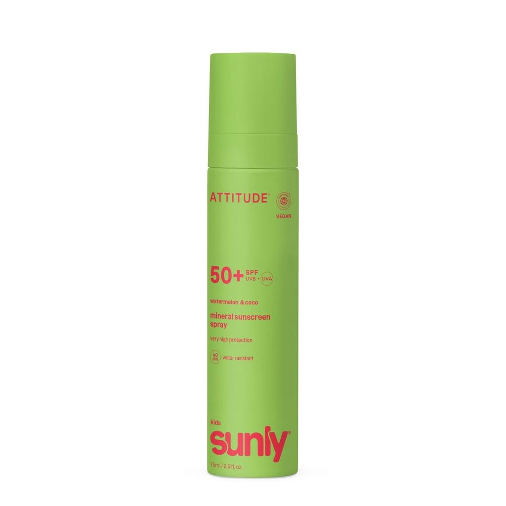 Mineral-Sonnenschutz-Spray für Gesicht & Körper - Kinder - SPF 50 - Wassermelone & Kokos