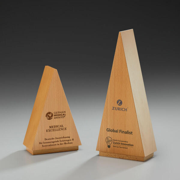 Timber Pyramid Award 59058, Timber Awards, 170mm including engraving, available in 2 sizes