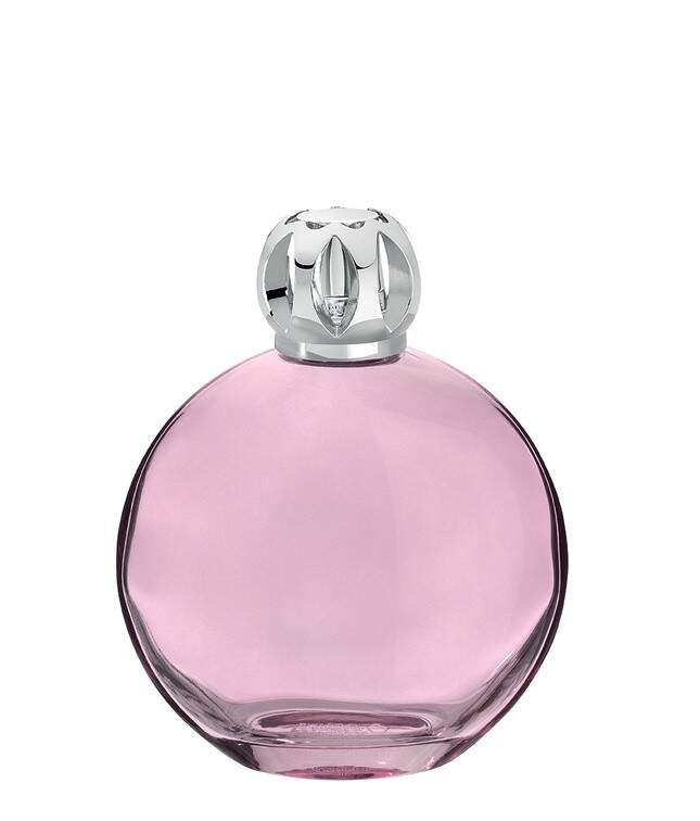 Lampe Berger En Verre Pourpre - Occasion - Fonctionnelle
