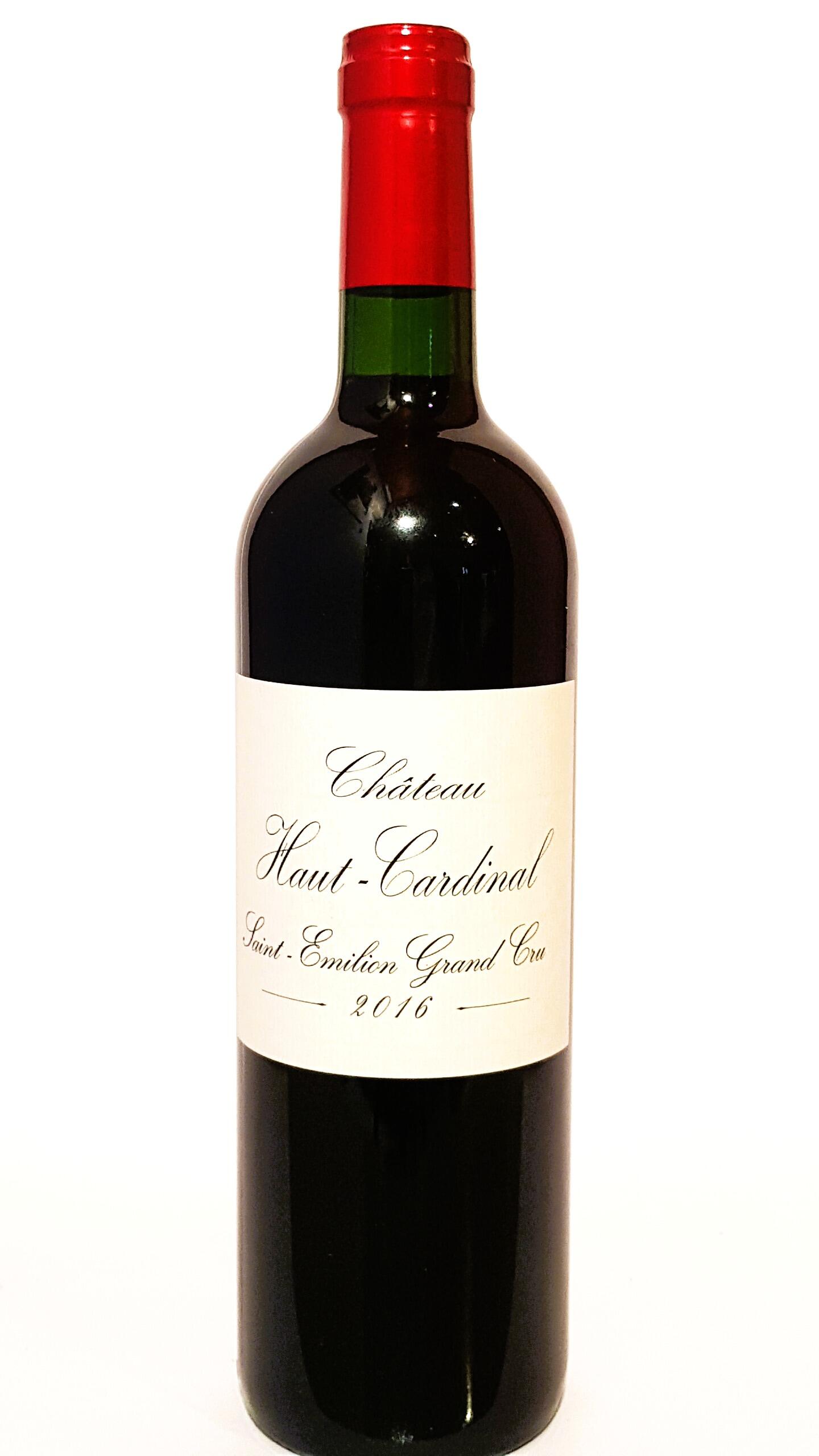 Château Haut Cardinal 2016 - Grand Cru - BIO - Saint-Émilion - Bordeaux - vin rouge