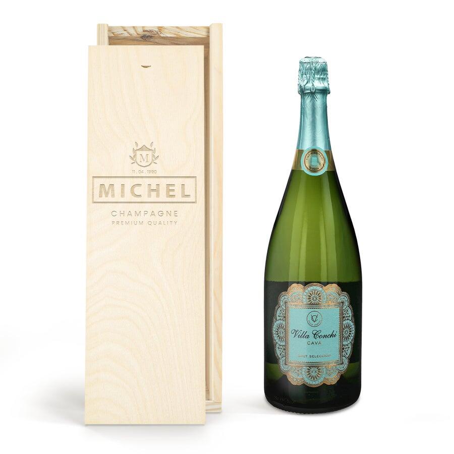Personalized Cava Villa Conchi Magnum