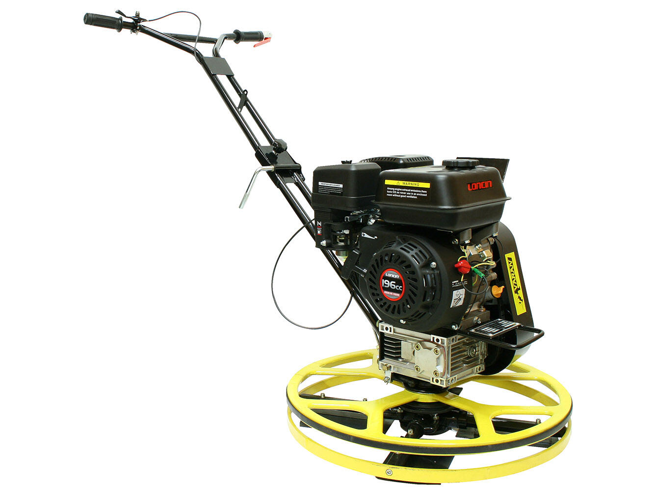 Varan Motors - BP-S60L Power Trowel, 60 cm mechanical trowel with Loncin 200F engine for smoothing screeds and concrete slabs