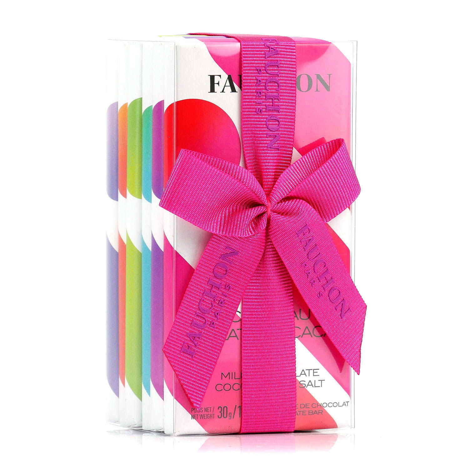 Assortment of 6 mini chocolate bars from Fauchon