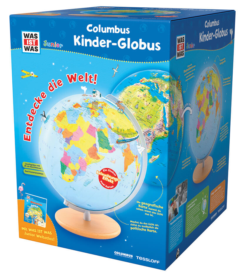 Tessloff Verlag Globe lumineux - Globe Columbus pour