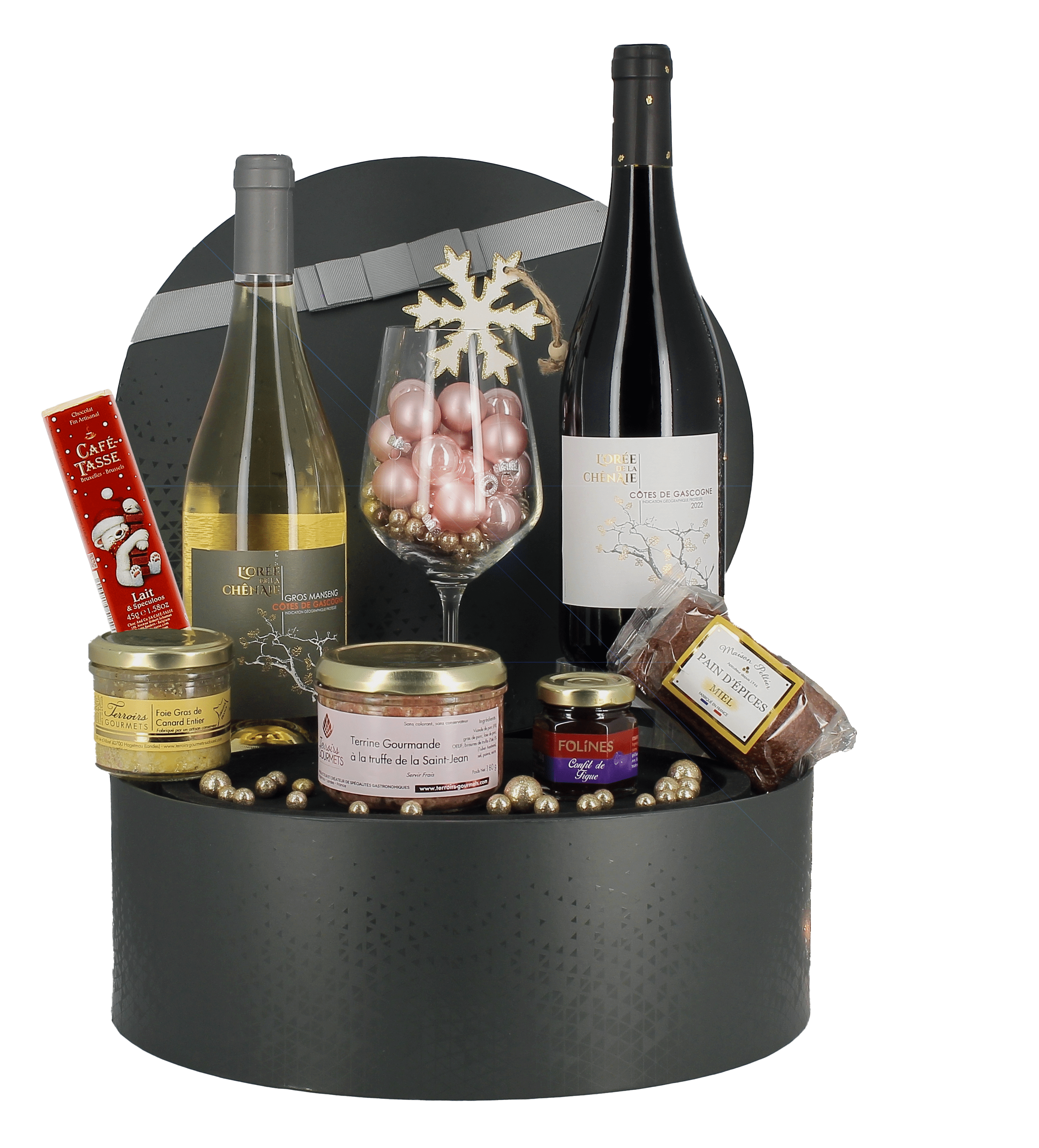CORBEILLE GARNIE - Weihnachtsbox Gourmet-Eleganz