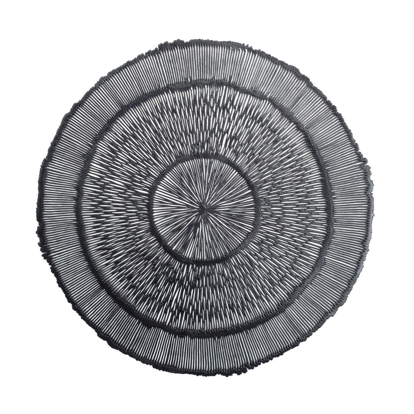 Tischset - Telleruntersetzer - Platzteller - schwarz 33 cm