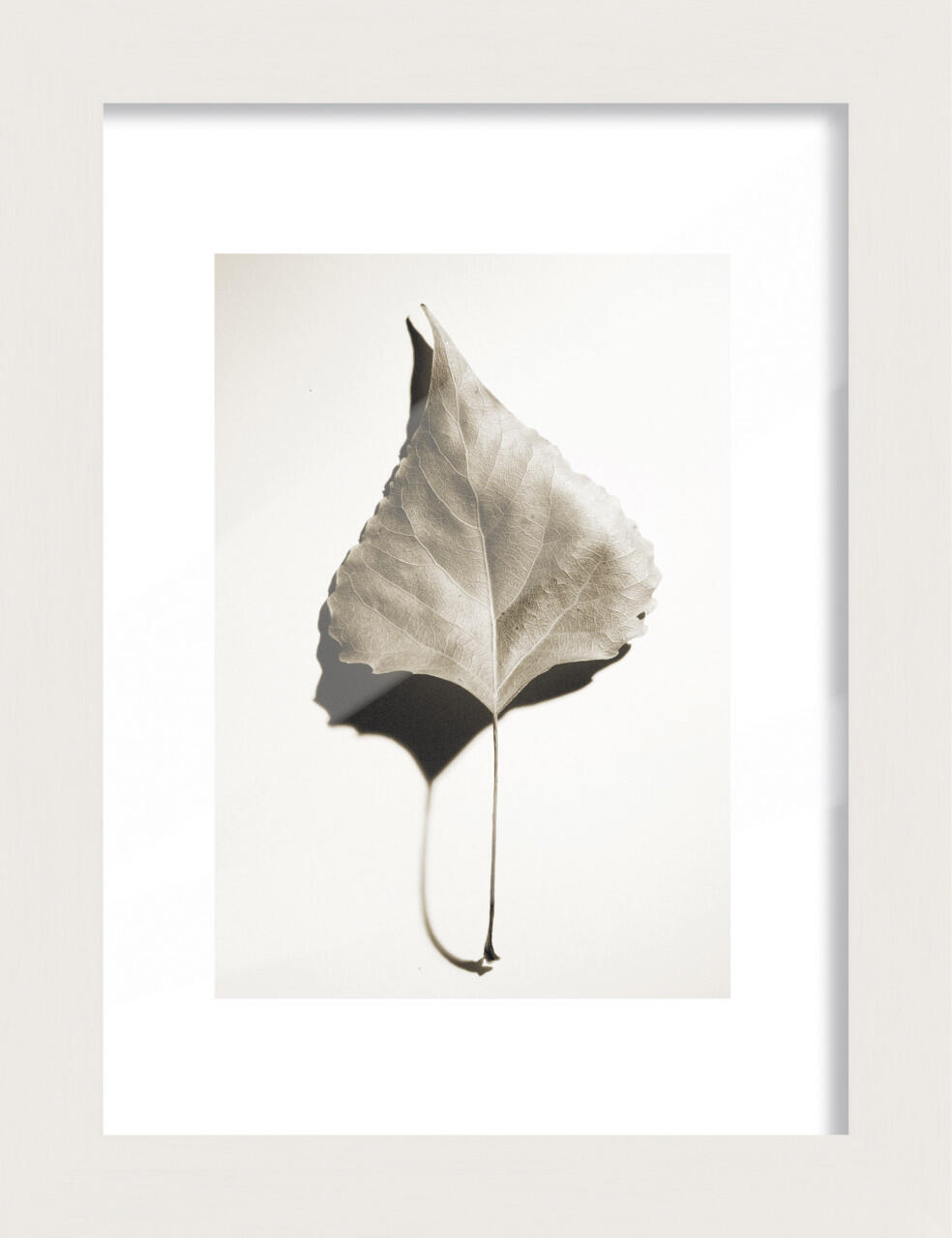 Wooden picture frame Luzern white 13 x 18 cm