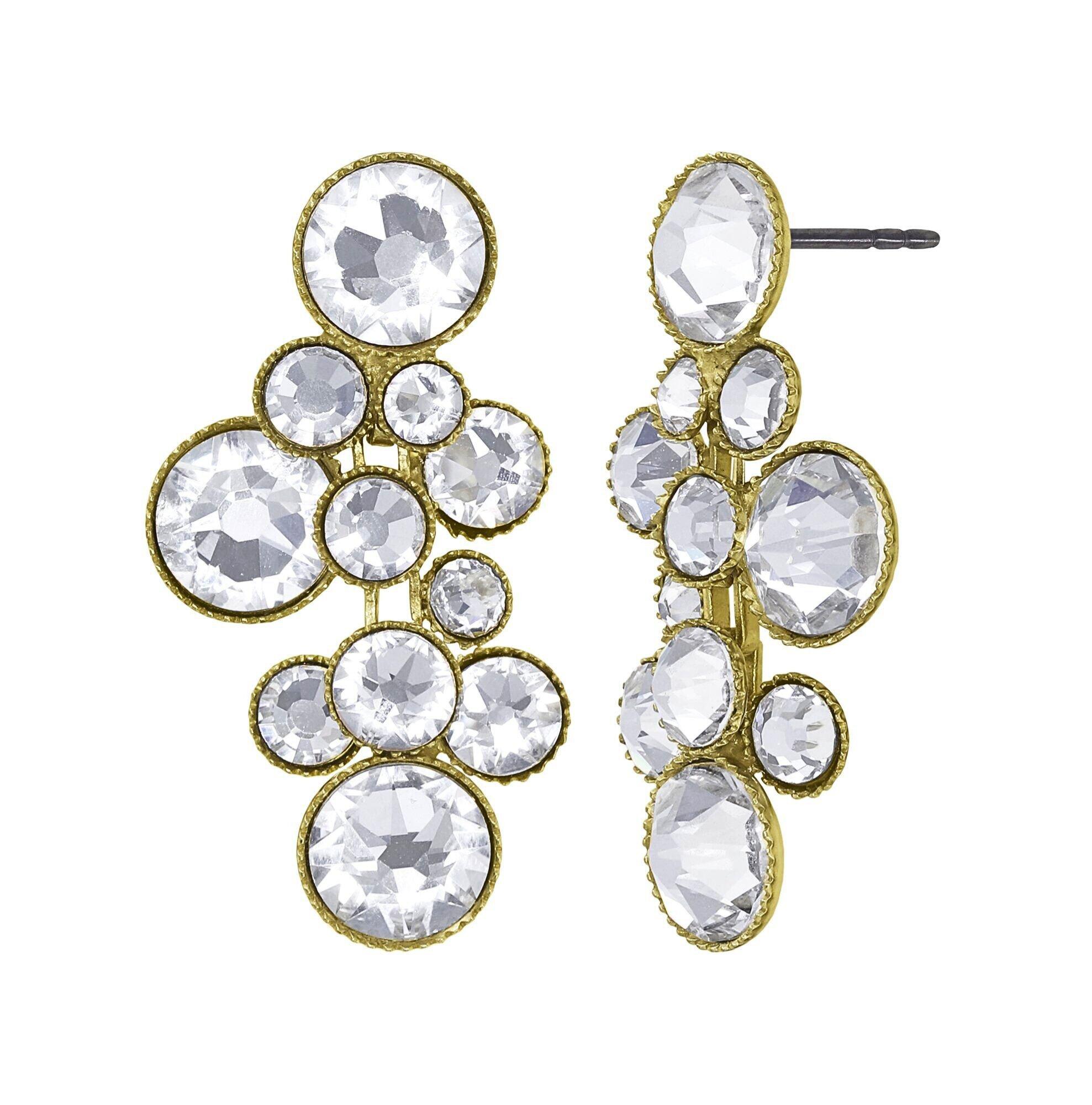 Ear studs - Water Cascade