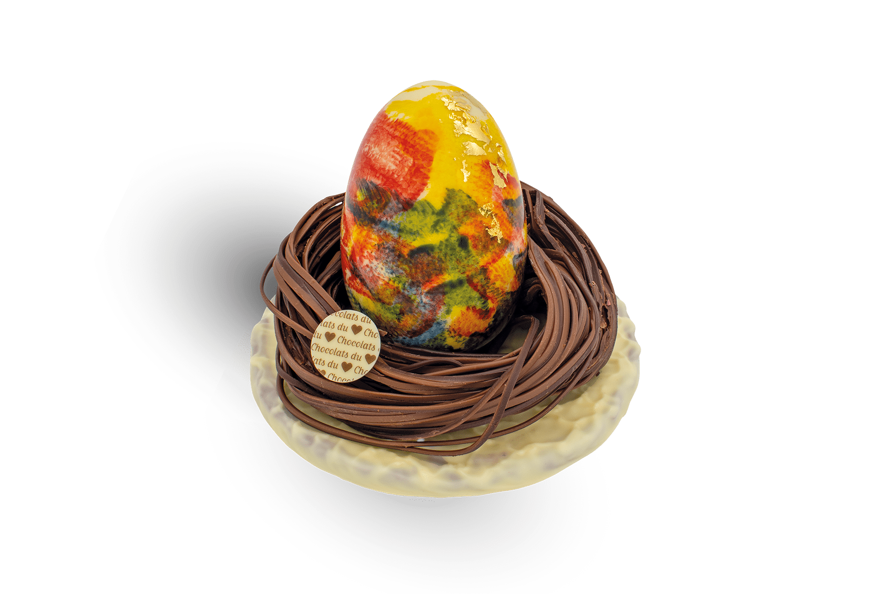 Montage " Pâgues " chocolat Fairtrade 320gr.