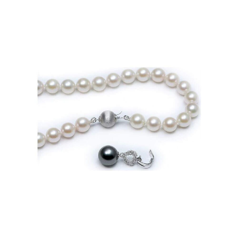 4,5-9 mm Long Akoya pearl necklace - Rocks and Clocks