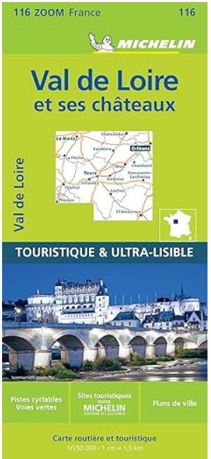 Michelin - Carte - Val de Loire et ses châteaux 116