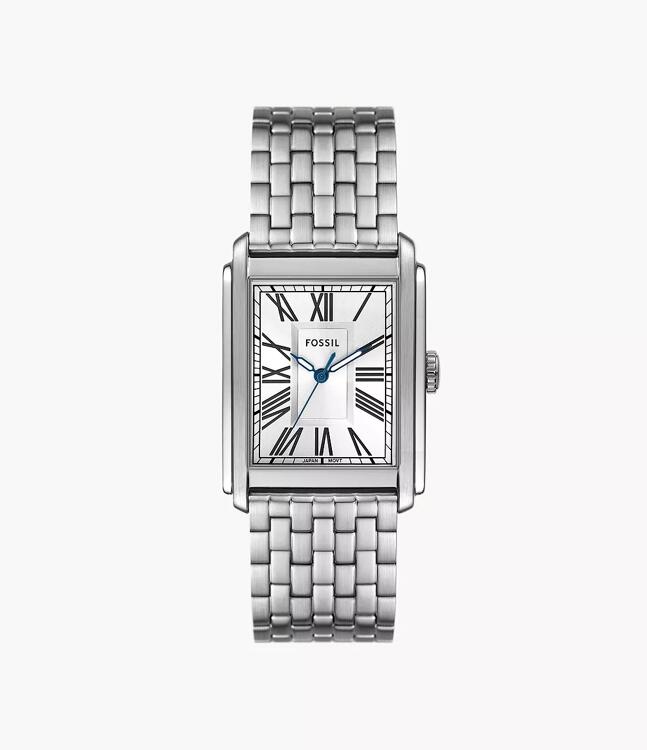 FOSSIL Watch Carraway 3-hand movement stainless steel Letzshop