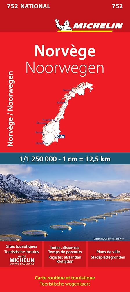 Michelin - Carte -Norvège 752