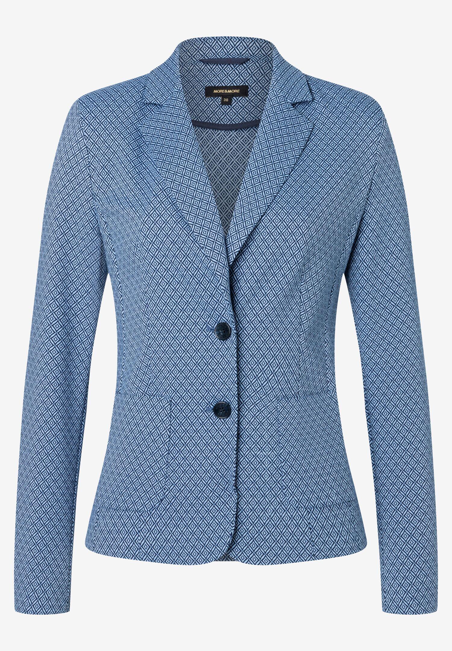 Mini-blazer jacquard à losanges