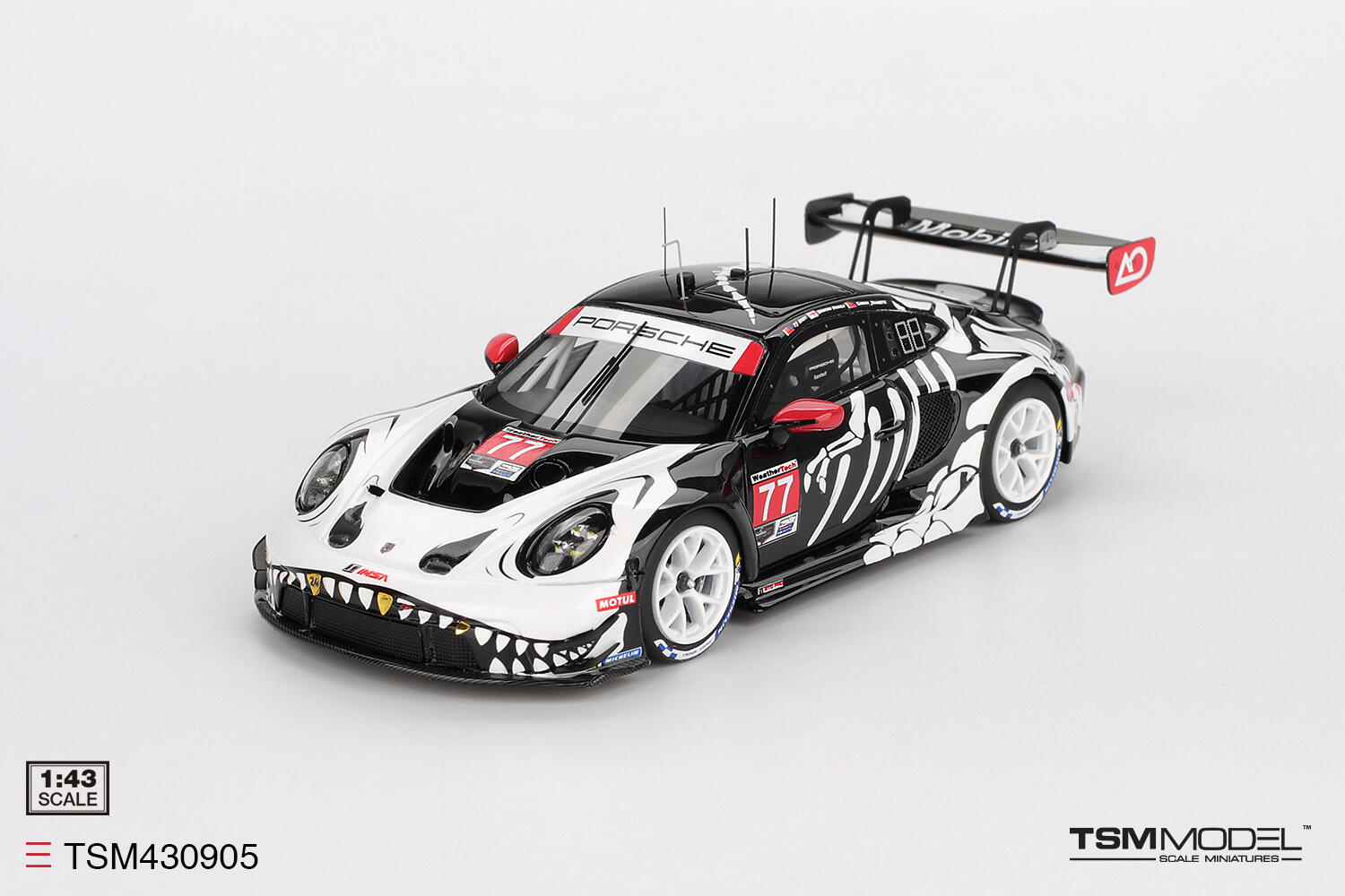 [En précommande] TSM Model - #TSM430905 - Porsche 911 GT3 R #77 AO Racing 2025 IMSA Petit Le Mans - échelle 1:43