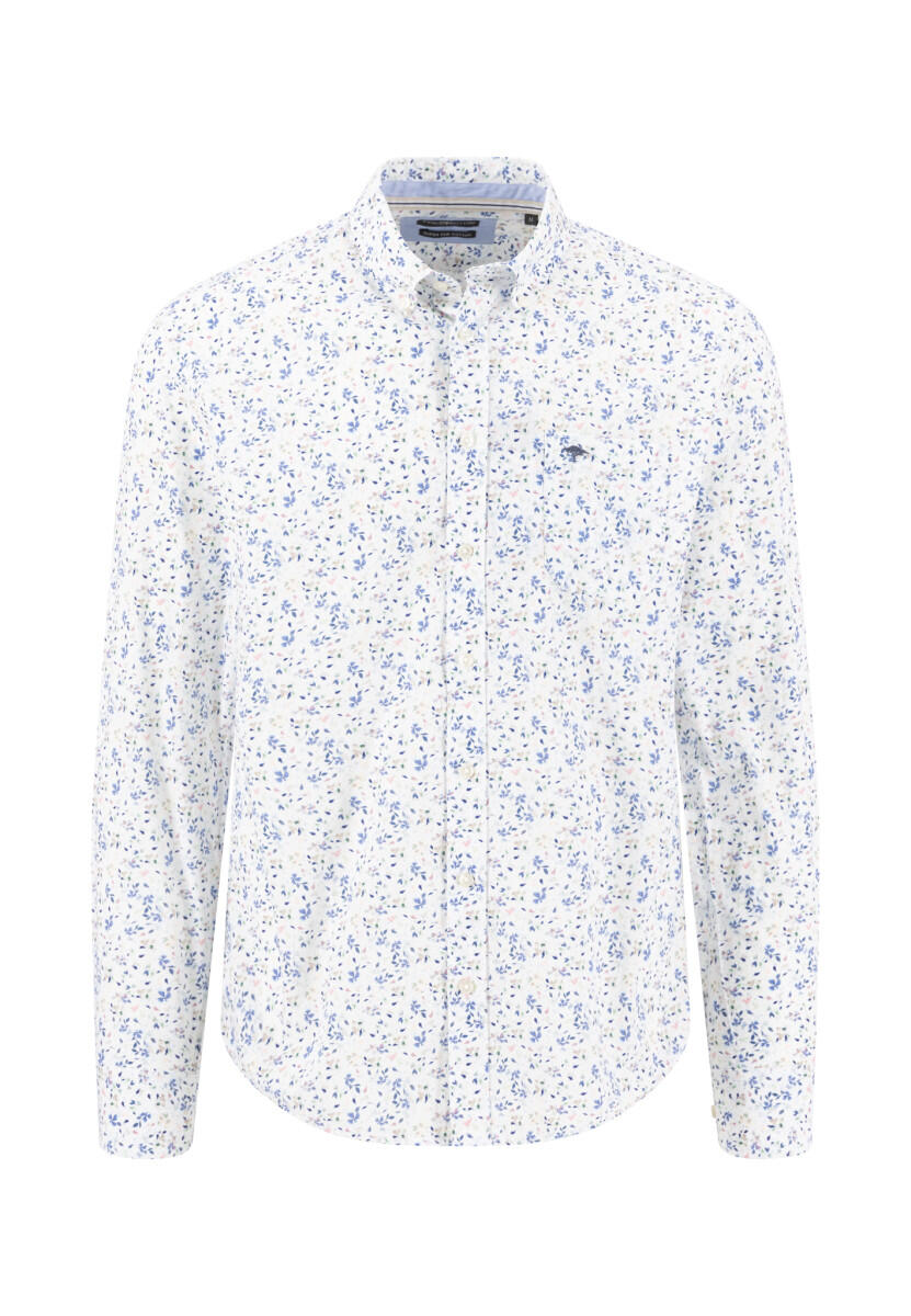 Chemise en coton à motif floral