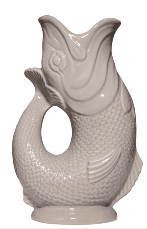 Gluckigluck - Gluggle Jug - fish jug in mushroom color