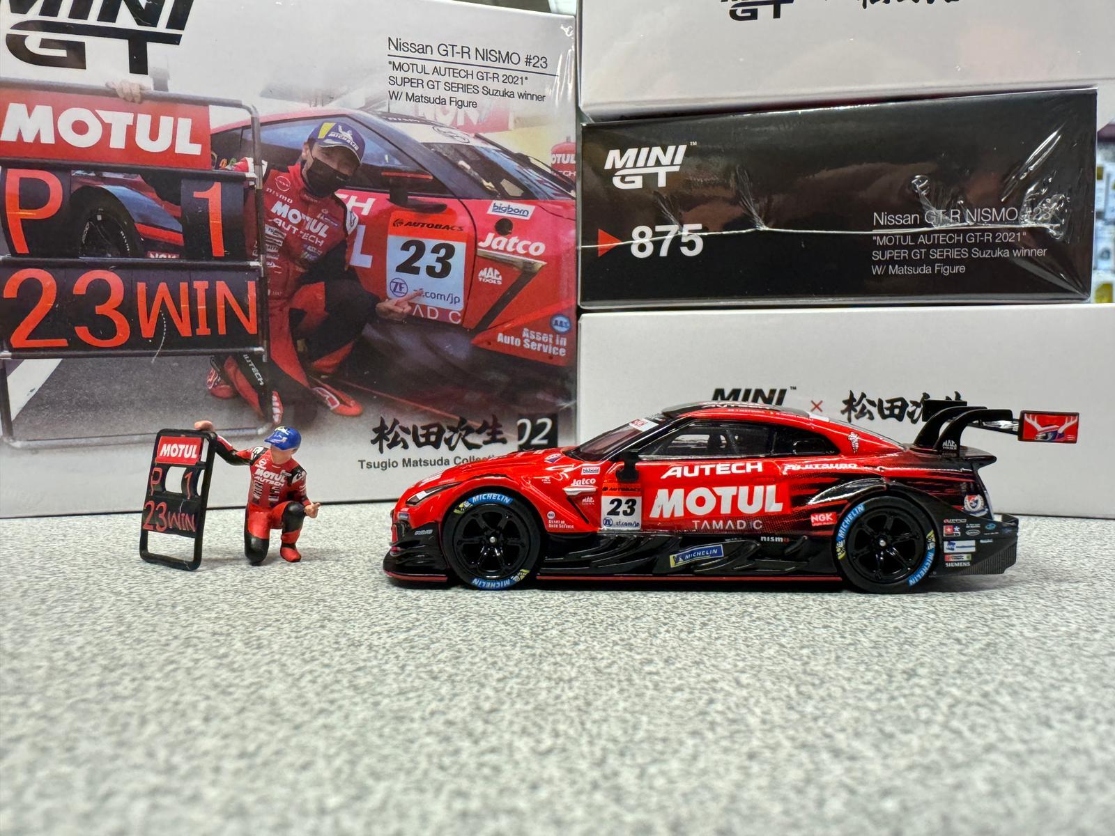 MiniGT MGT00875 Nissan GT-R R35 No.23 Motul Autech | Letzshop