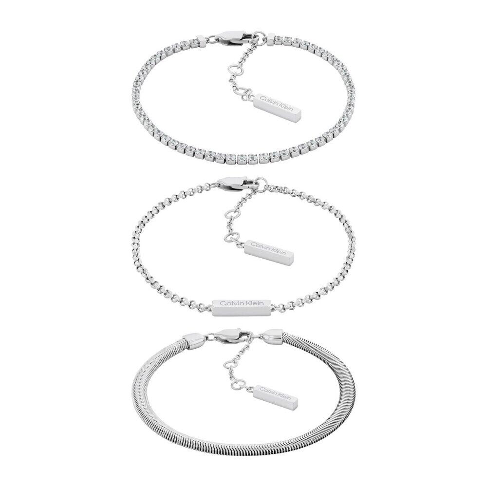 Calvin Klein - 35000796 - Bracelet - Femme - Acier inoxydable - argent - 16 + 2,5 cm