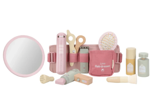 Little Dutch kit de coiffure en bois – rose – Essentials