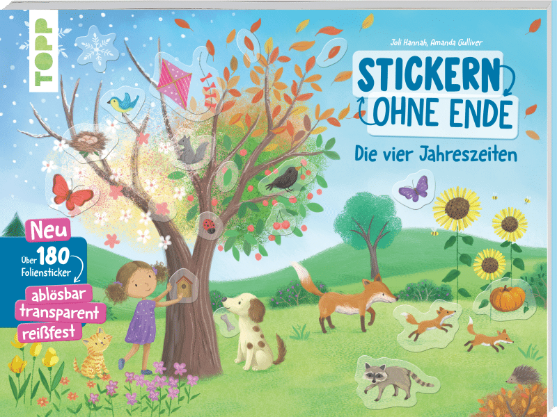 Stickern ohne Ende - Die vier Jahreszeiten