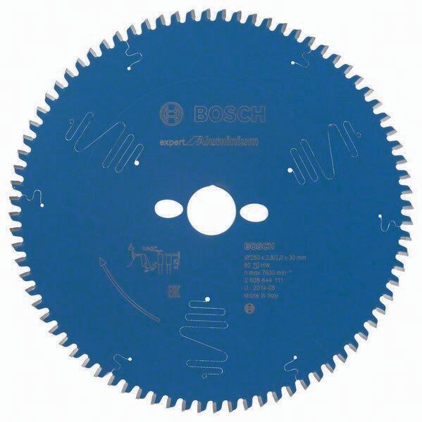 Déstockage Lame de scie circulaire Ø 250 mm x 80 dents x 30 mm x 2,8 mm, HM BOSCH