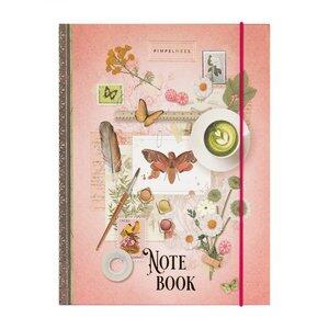 PMP.61187: Pimpelmees notebook A5 Wonderland - Peach Butterbird FSC