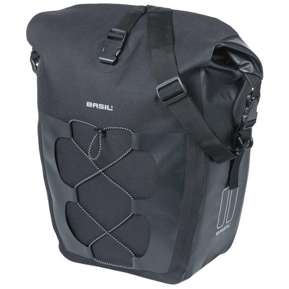 Basil Navigator Waterproof Single Bag L, MIK mounting, 25–31 L, 14 x 26 x 42 cm, black