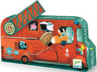 DJ07269: Fire truck - 16 pieces - FSC MIX