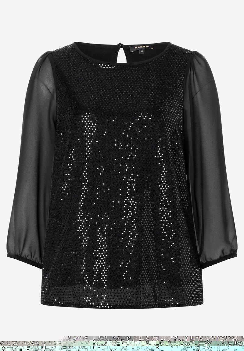 Blouse bicolore brillante