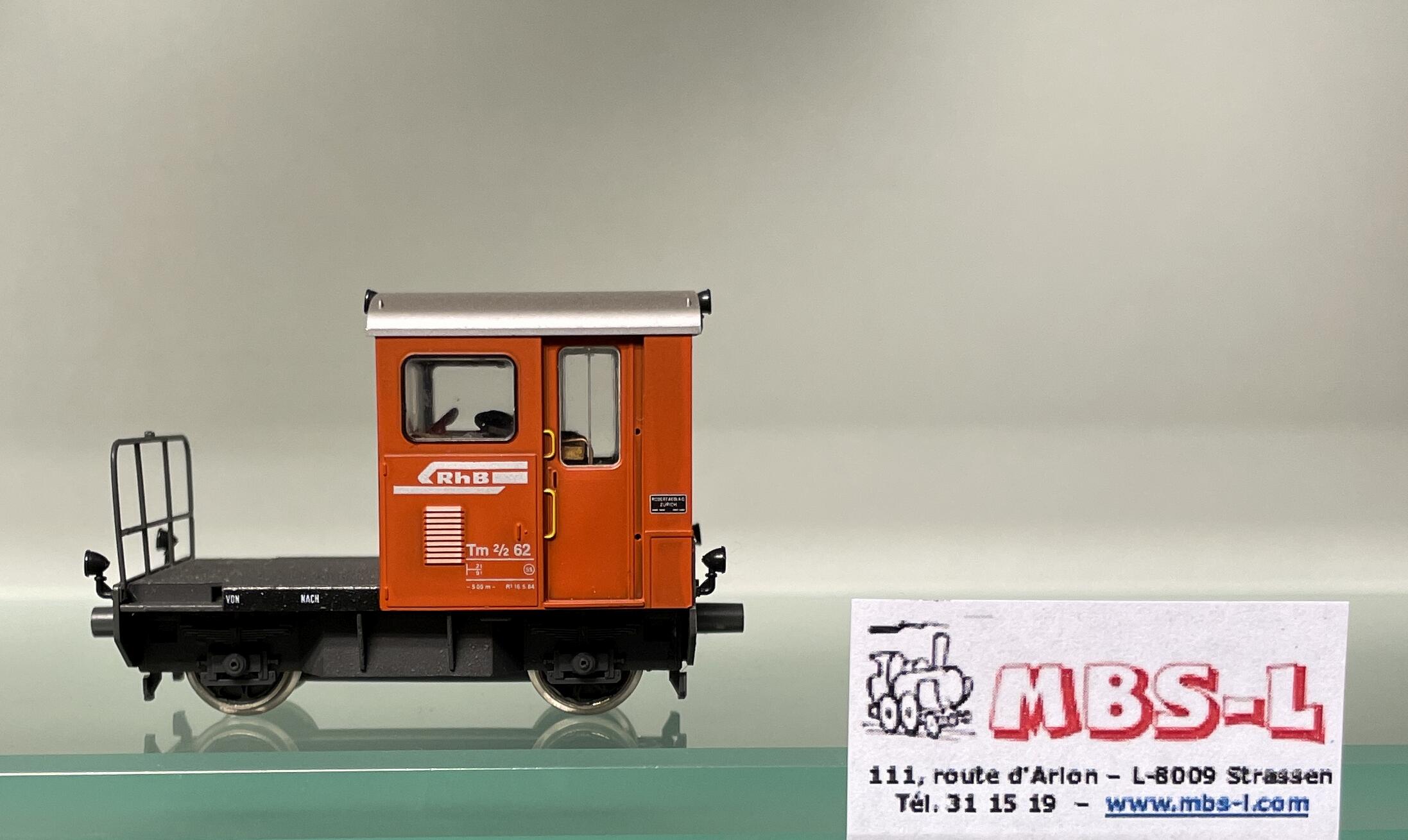 Bemo 1273122 Bemo H0m RhB Tm 2/2 62 | Letzshop