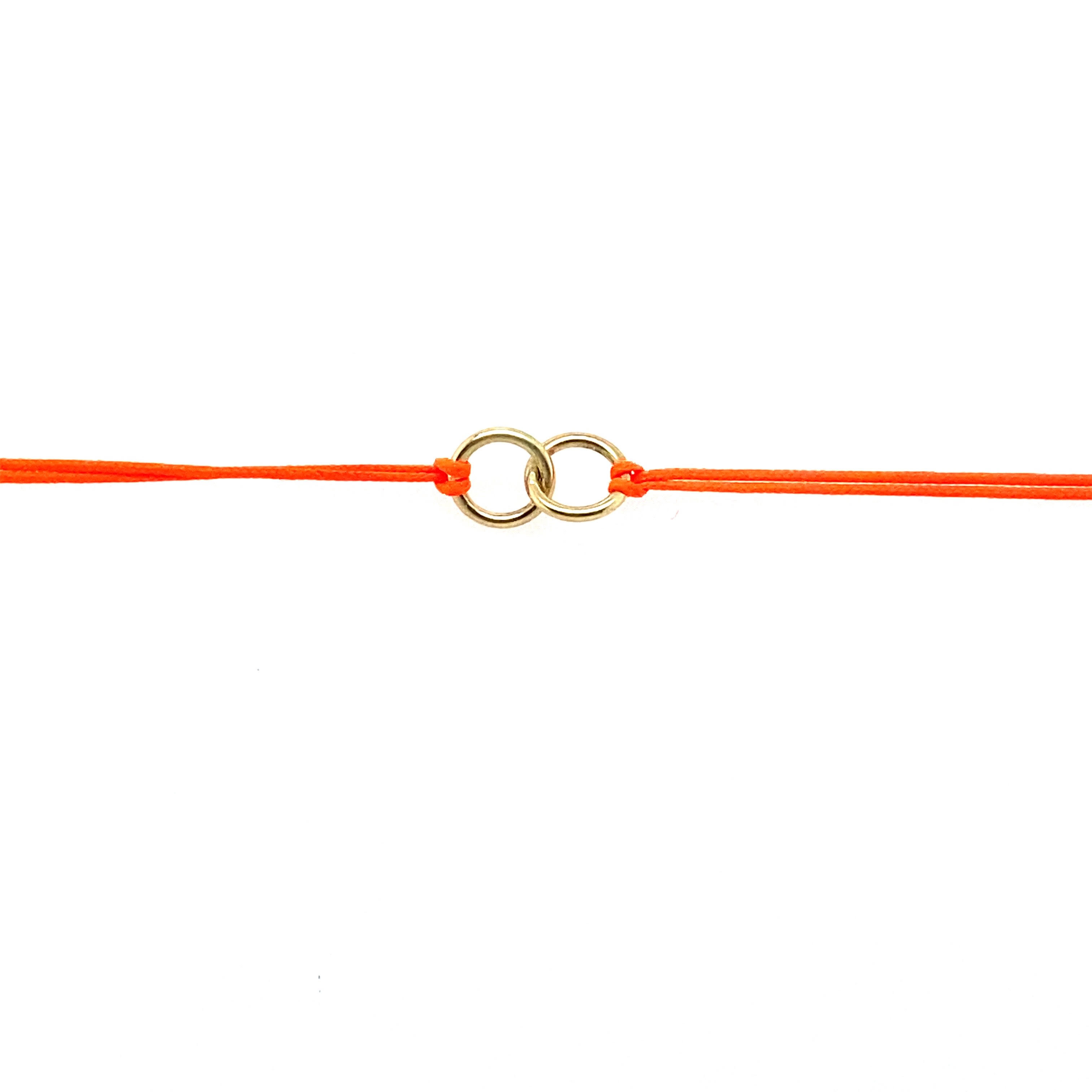 Armband mit 18 kt 750/- Gelbgoldelement /Nancy Fis Jewellery