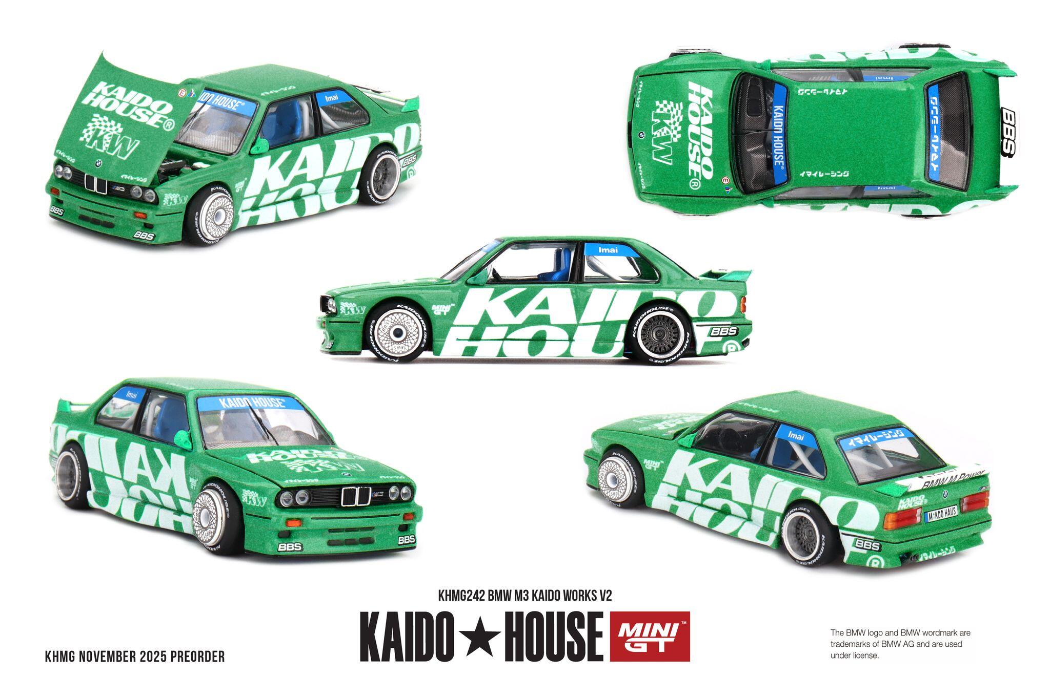 [En précommande] Kaido★House / Mini GT - #KHMG242 - BMW M3 Kaido Works V2 - échelle 1:64