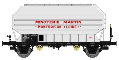 Set De 2 Wagons Céréaliers Frangeco HO 1/87 - Ép. III - Ree WB-013