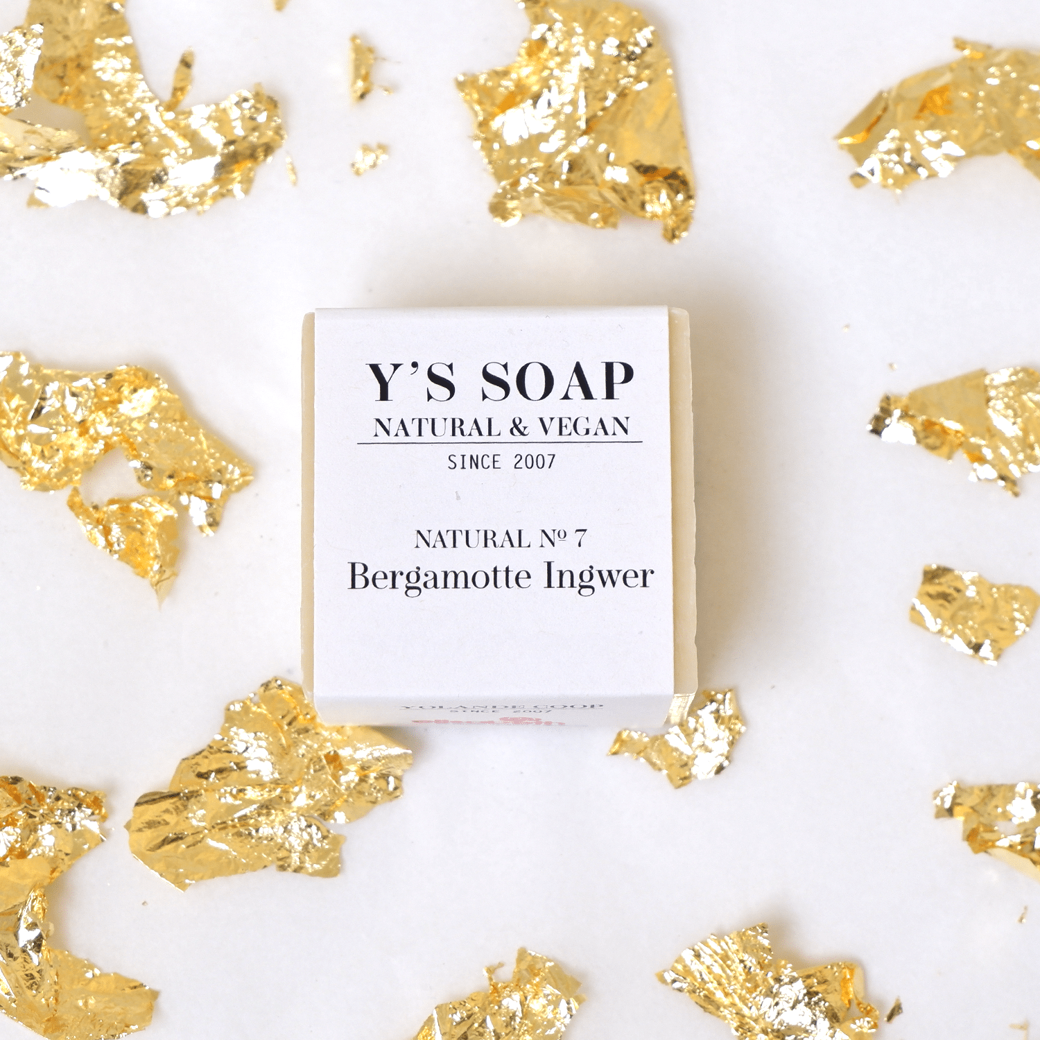 Y's soap Natural N°7 - Bergamot &amp; Ginger 55gr