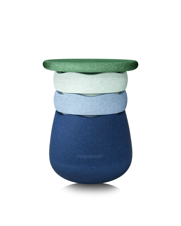 STAPELSTEIN DYNAMIC ALL - tabouret modulaire pour le mouvement et la concentration à tout âge - WATER AND GREENS