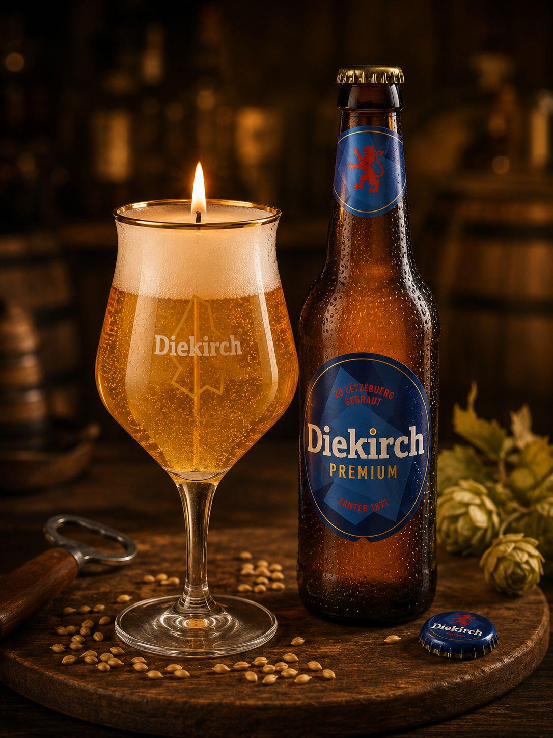 Bierkerze "Tulipe" - Diekirch  